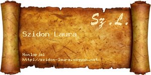 Szidon Laura névjegykártya